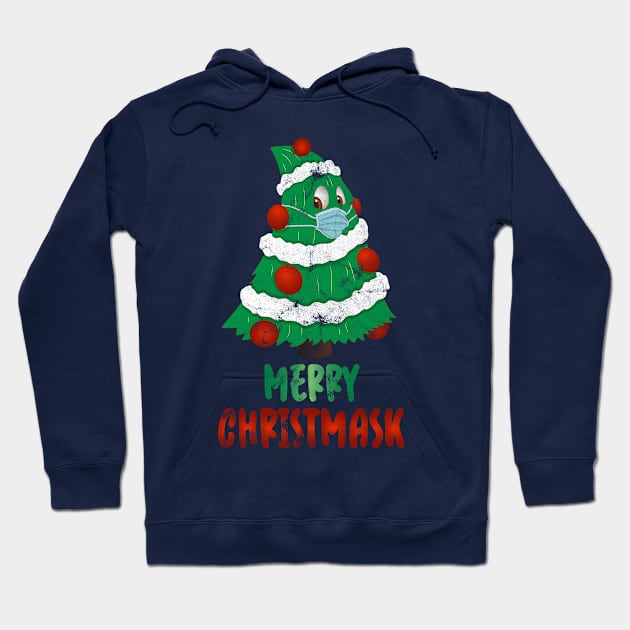 Merry Christmask Christmas Gift Hoodie by Rayrock76